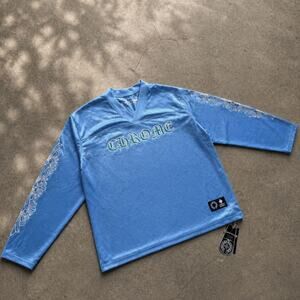 Blue chrome hearts Jeresey